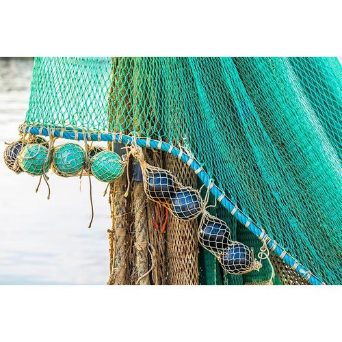 Agrigento Province-Sciacca A fishing net in the harbor of Sciacca-on the Mediterranean Sea